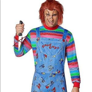 Like New! Adult CHUCKY costume for men L/XL